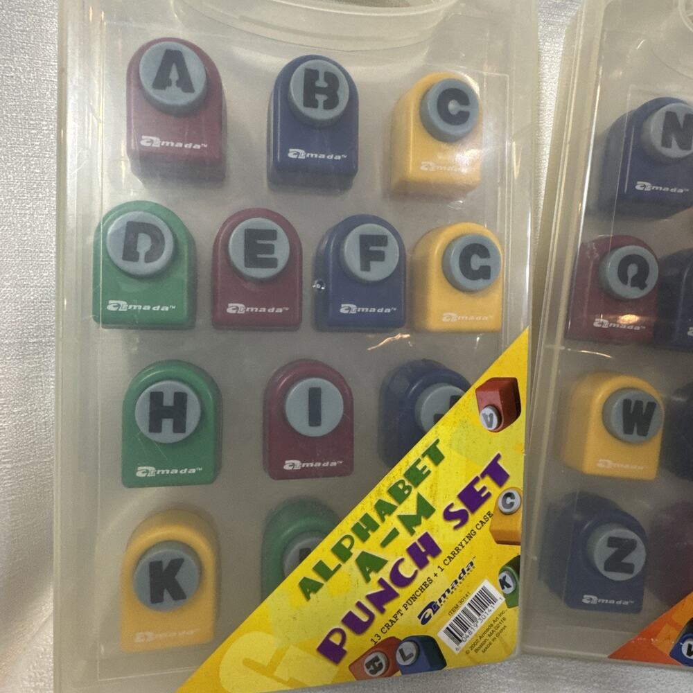 Alphabet A-Z Paper Punch Set Crafting Scrapbooking Set 2